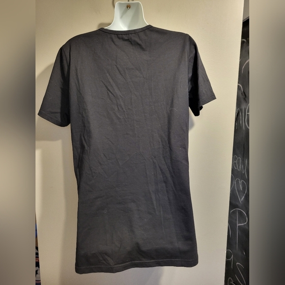 NWOT Chic Black Lace Overlay Women's Top, Size Small - Picture 2 of 5